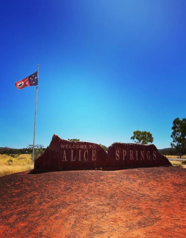 Alice Springs located